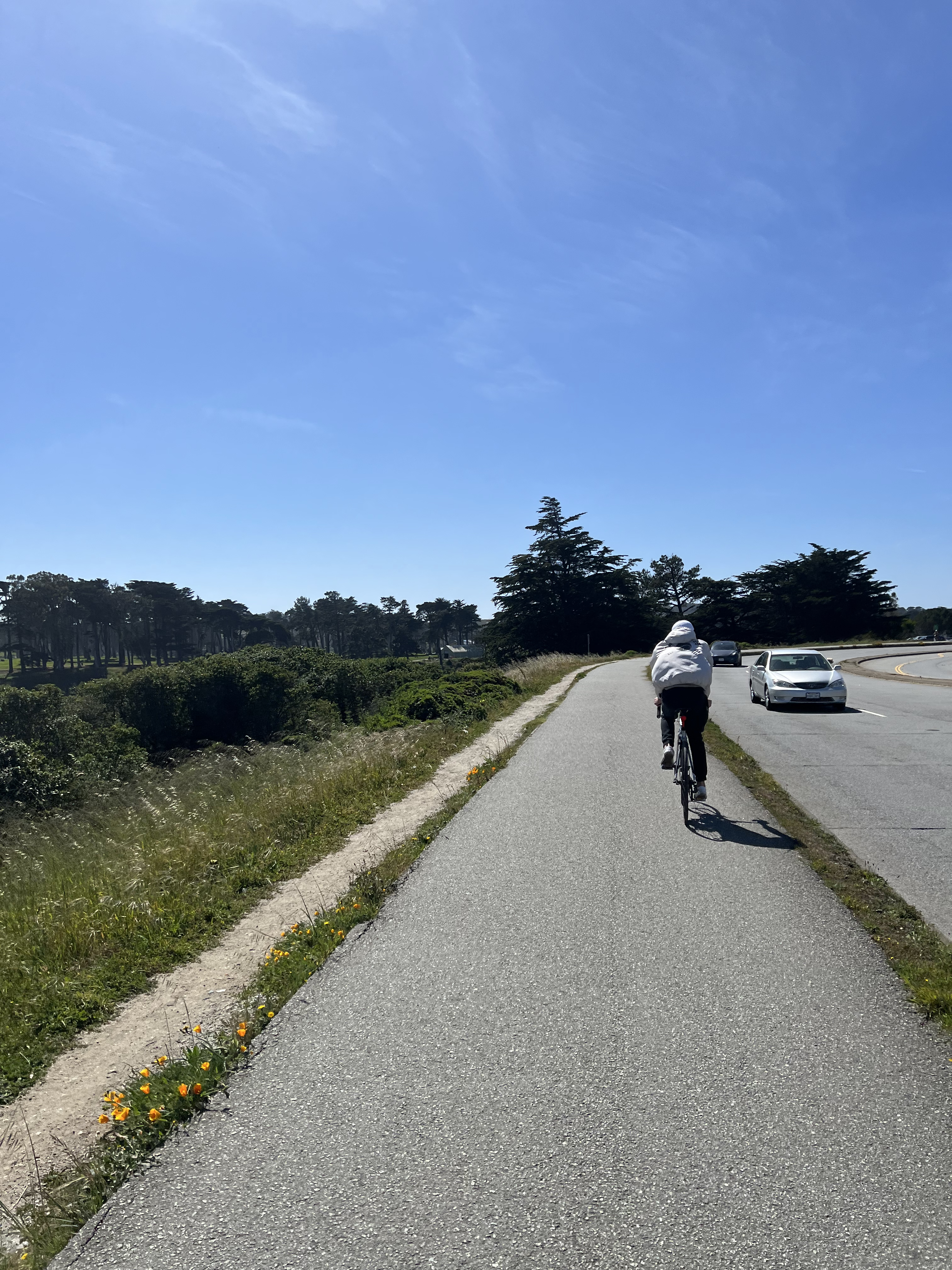Biking at Parkmerced